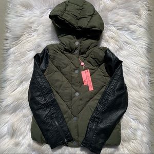 Blank NYC Quilted Faux Leather Jacket